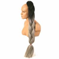 MISS HAIR BRAID - T1/LIGHT GREY - Zenci Örgüsü Saçı, Afrika Örgüsü Malzemesi,Rasta,Topuz Saçı