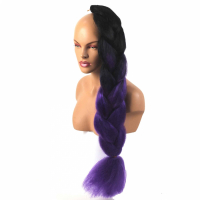 MISS HAIR BRAID - T1/PURPLE - Zenci Örgüsü Saçı, Afrika Örgüsü Malzemesi,Rasta,Topuz Saçı
