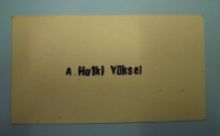 A.HULKİ VÜKSEL KARTVİZİT
