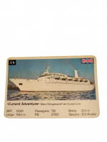 CUNARD ADVENTURE GREAT BRITAIN DENİZCİ KOLEKSİYONER OYUN KARTI İNGİLTERE