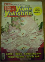 DİLEM GÖZDE İLE YAPIN YAKIŞTIRIN DANTEL NAKIŞ KUMAŞ BOYAMA AHŞAP BOYAMA DAMAK TADI 1-7 MAYIS 2006