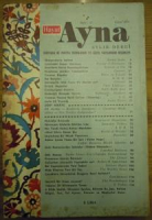 HAYAT AYNA AYLIK DERGİ SAYI :11. EKİM 1972