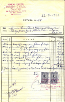 1967 İSTANBULDA HAKKI ERGÜL FOTAGRAF İŞLERİ KESİLMİŞ 376.40 LİRALIK FATURA