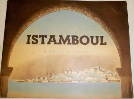 1937 ISTAMBOUL EN REELIEF PAR LES ANAGLYPHES ORJİNAL GÖZLUGU İÇERSİNDE 3 BOYUTLU İSTANBUL KATALOK