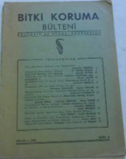 BİTKİ KORUMA BÜLTENİ NİSAN - 1952 SAYI 2