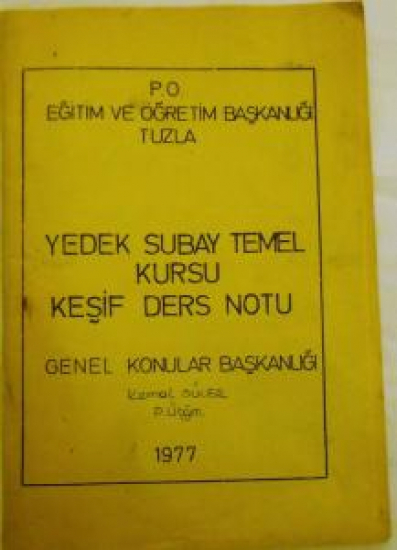 GENEL KONULAR BAŞKANLIĞI KEMAL SÜLER P. ÜTĞM. 1977