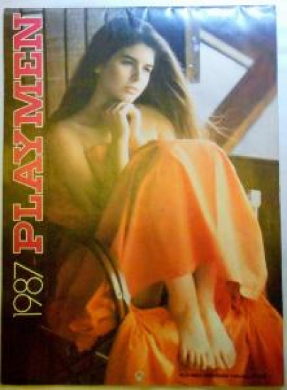 PLAYMEN 1987 TAKVİM PLAYMEN TAKVİM 1987 YILININ RENKLİ KUŞE OFSET BASKI EKSİKSİZ