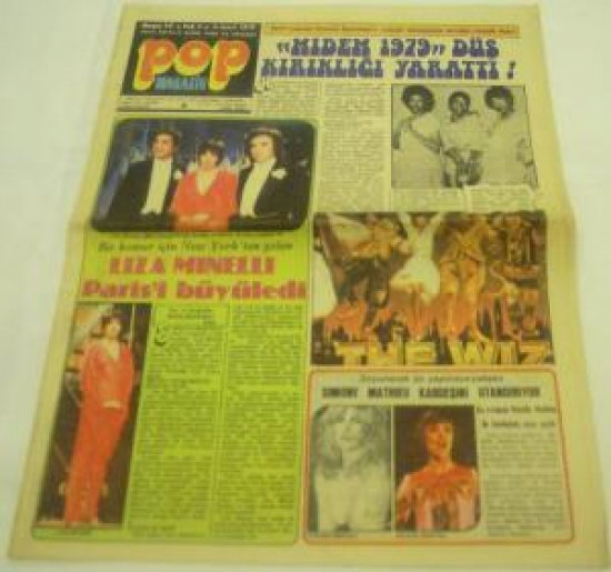 POP MAGAZİN SAYI 17 YIL:1 5 MART 1979. 1977 YILINDA DONNA SUMMER'I MÜZİK DÜNYASINA TANITAN MÜZİK FUARI