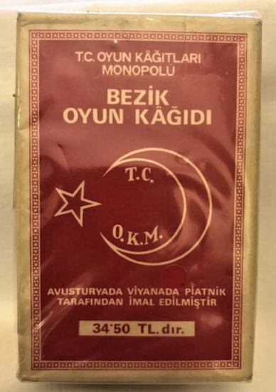 TC KIZILAY OYUN KAĞITLARI MONOPOLÜ BEZİK OYUN KAGIDI