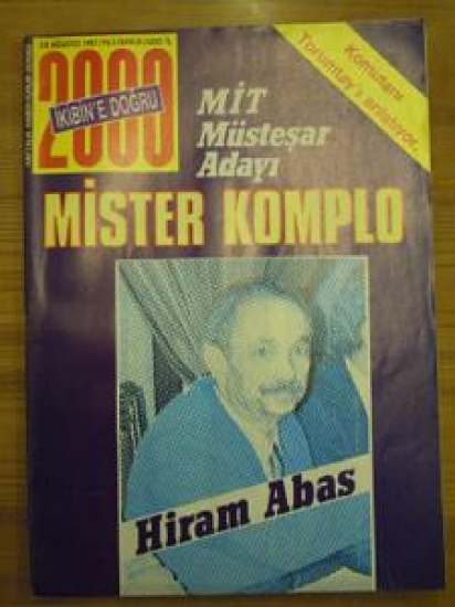 2000 İKİBİN'E DOĞRU 2-8 AĞUSTOS 1987 YIL :1 SAYI:31