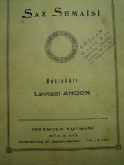 HÜSEYNİ SAZ SEMAİSİ SÖZ VE MÜZİK NOTASI