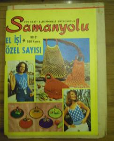 SAMANYOLU 200 ÇEŞİT EL İŞİ MODELİ PATRONUYLA NO : 21