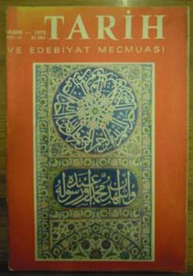 TARİH VE EDEBİYAT MECMUA KASIM-1979 SAYI : 11