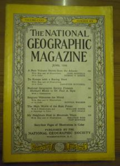 THE NATIONAL GEOGRAPHIC MAGAZINE JUNE 1958. VOL CXIII, NO. 6