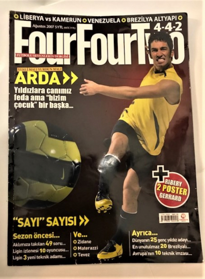 FOUR FOUR TWO FUTBOLU SEVENLERİN DERGİSİ AĞUSTOS 2007 SAYI: 17