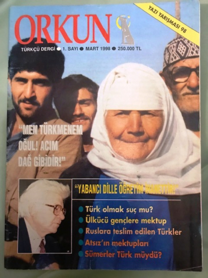 ORKUN TÜRKCÜ DERGİ 1. SAYI MART 1998