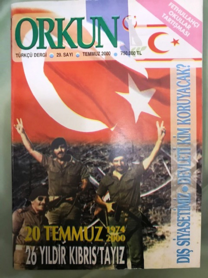 ORKUN TÜRKCÜ DERGİ 29. SAYI TEMMUZ 2000