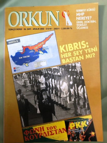 ORKUN TÜRKCÜ DERGİ 58.SAYI ARALIK 2002