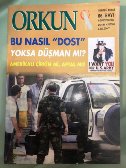 ORKUN TÜRKCÜ DERGİ 66.SAYI AGUSTOS 2003