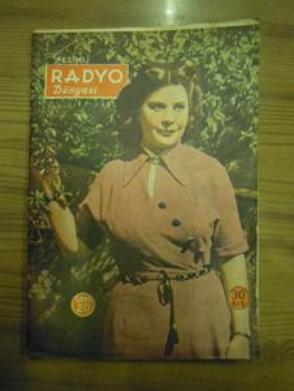 RESİMLİ RADYO DÜNYASI SAYI : 20 SATIŞI 30 KURUŞ
