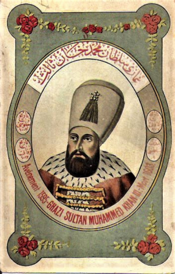 GAZİ SULTAN MUHAMMED HAN SULTANLAR SERİSİ EDİTÖR MAX FRUCHTERMANN CONSTANTİNOPLE KARTPOSTAL