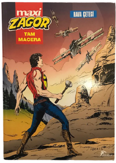 MAXİ ZAGOR TAM MACERA HAVA CETESİ CİZGİ ROMAN 15 3 CİZGİ DÜŞLER