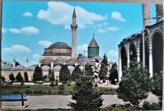 GEZ DUNYAYI GÖR KONYAYI KARTPOSTAL KONYA ARKASI YAZILI