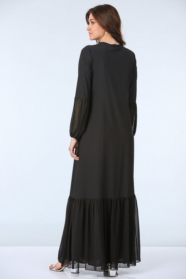 thumbDantel İşlemeli Abiye Elbise - Siyah