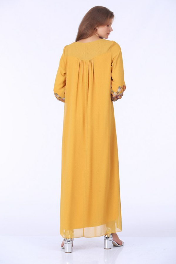 thumbİşlemeli Elbise - Sarı