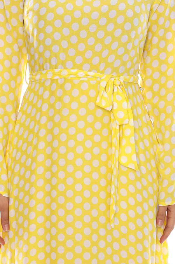 thumbPuantiyeli Elbise - Sarı