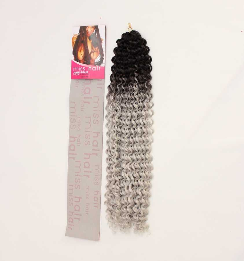 thumbAFRİKA DALGASI-MISS HAIR-165 GR.(CURLY/KIVIRCIK SİYAH-GRİ OMBRE T2-SILVER GREY)