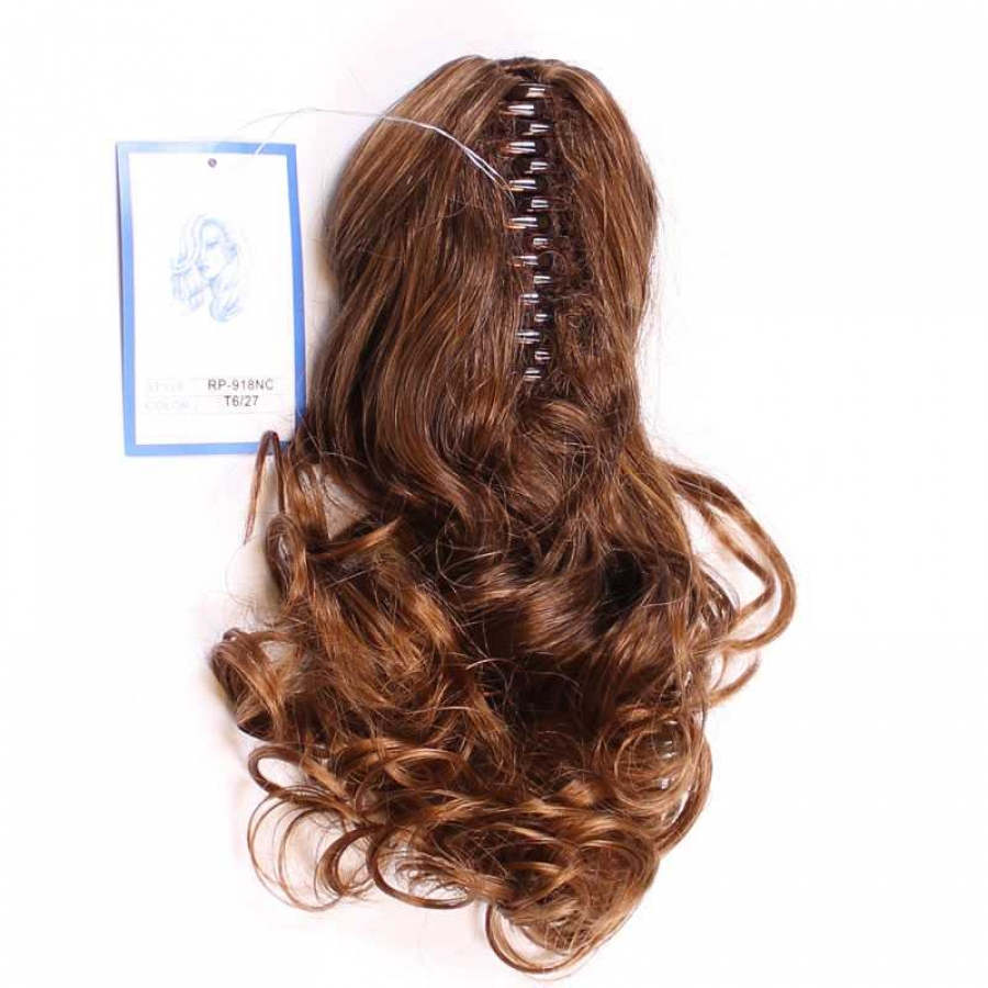 thumbDalgalı Mandallı Kuyruk / Kumral Ombre / Orta Boy / RP918NC-T6.27