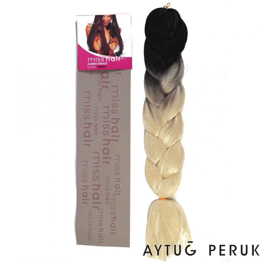 thumbMISS HAIR BRAID - T8/613 - Zenci Örgüsü Saçı, Afrika Örgüsü Malzemesi,Rasta,Topuz Saçı