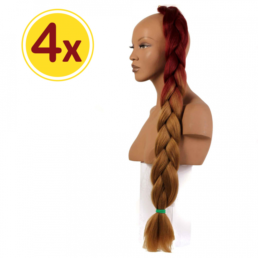 MISS HAIR BRAID - 2 / 33 - 4 Adet - Zenci Örgüsü Saçı, Afrika Örgüsü Malzemesi