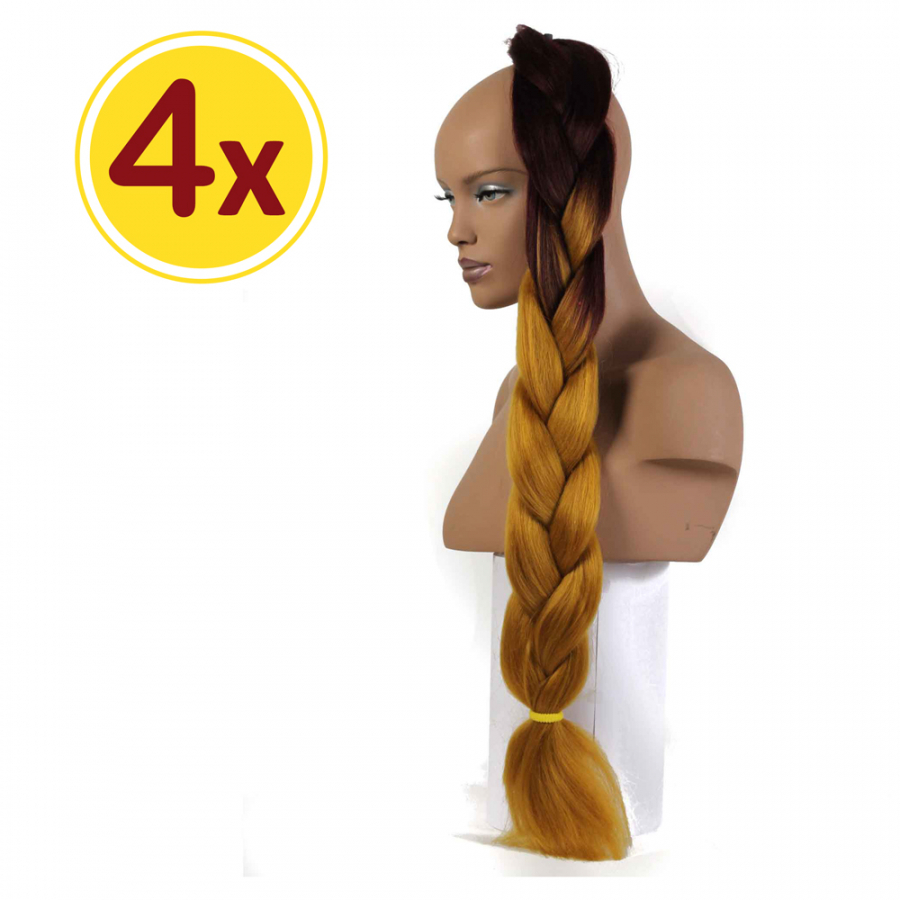 MISS HAIR - BRAID - 2 / 34 - 4 Adet - Zenci Örgüsü Saçı, Afrika Örgüsü Malzemesi