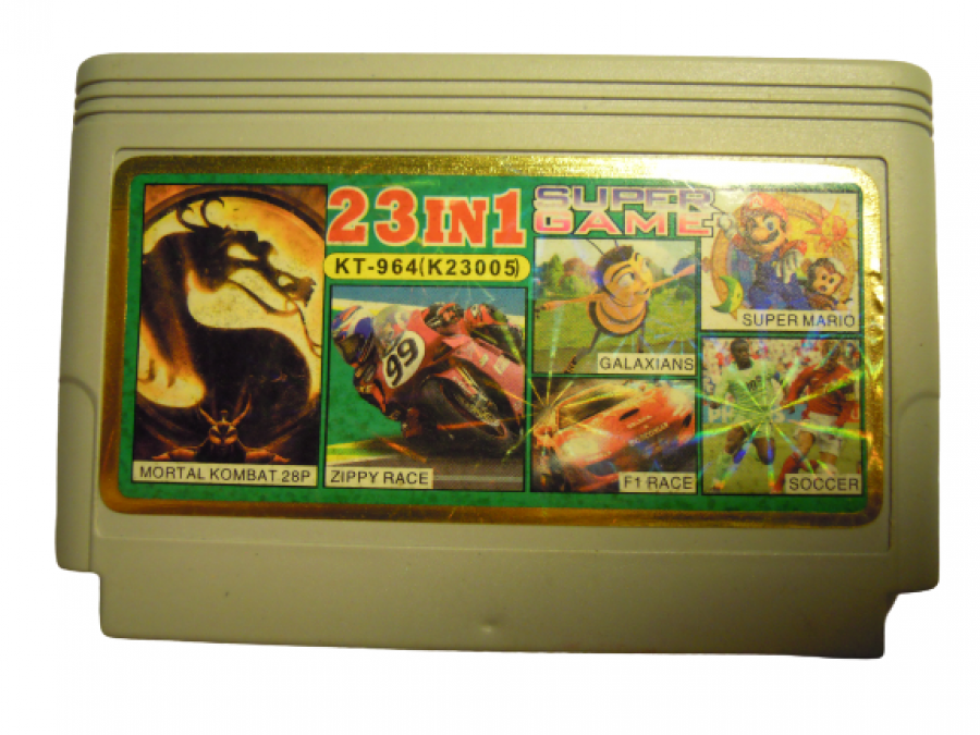 23 IN 1 OYUN KASETI SUPER GAME KT-964/K23005