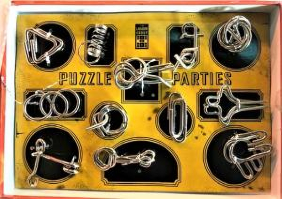 thumbBAFFLİNG WİRE PUZZLES CLASSİC SET 12 ADET METAL YAP BOZ