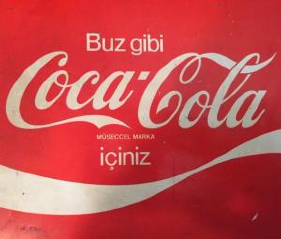 thumbBUZ GİBİ COCA COLA İÇİNİZ REKLAM TABELASI TENEKE DUVARA DOLABA TAKILAN