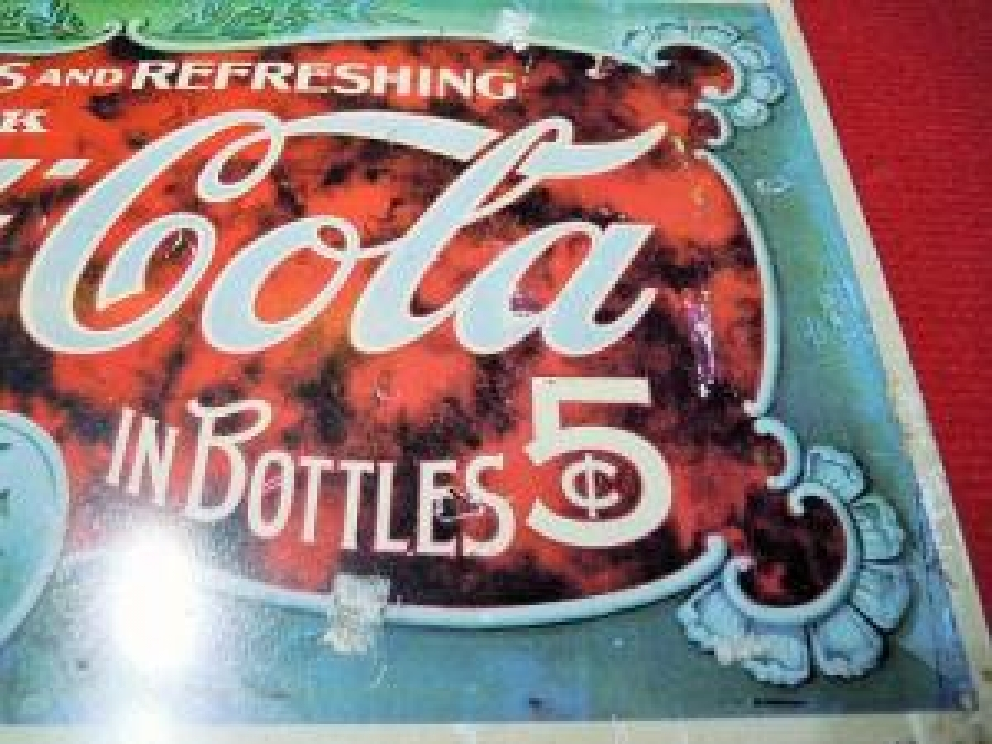 thumbDELICIOUS AND REFRESHING DRING COCA COLA TRADE MARK REGISTERED 5 AT FOUNTAINS IN BOTTLES 5 REKLAM TENEKE TABELA