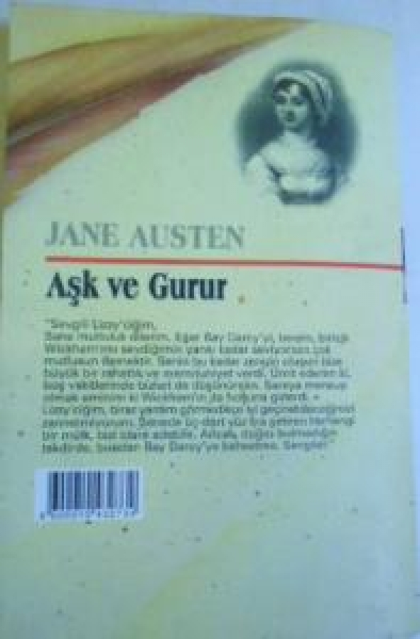 thumbJANE AUSTEN AŞK VE GURUR AŞK ROMANI AŞKTAN DERS ALINACAK BİR ROMANDIR