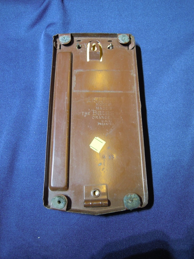 thumb1950 USA AMERİKAN MASA ÜSTÜ METAL TELEFON NOT REHBERİ FİHRİST REHBER