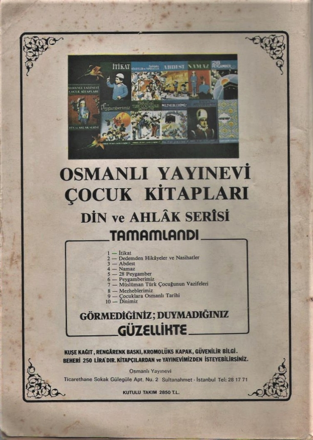 thumbNECİP FAZIL IN AZİZ ANISINA TÜRK EDEBİYATLARI AYLIK FİKİR VE SANAT DERGİSİ TEMMUZ 1983 SAYI 117