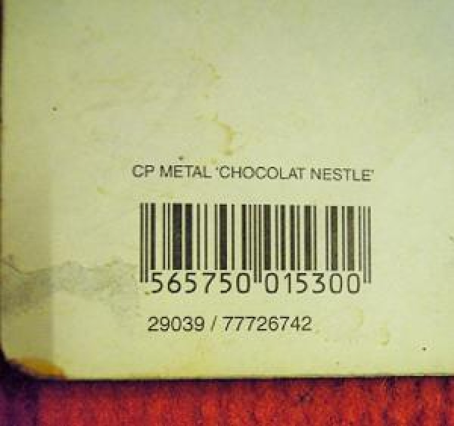 thumbNESTLE CHOCOLAT NESTLE 1999 MDM İS SUR - 03 80 95 33 00 COLLECTİON PARTİCTİON - ERPRODUCTİON İNTERDİTE REKLAM TENEKE TABELA