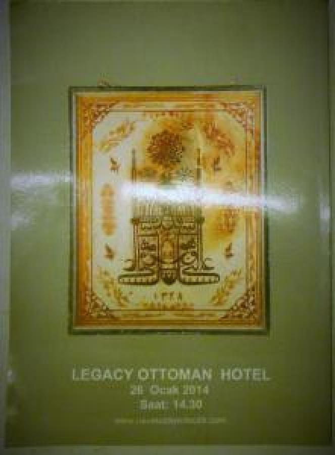 thumbNEV MÜZAYEDECİLİK 26 OCAK 2014 PAZAR SAAT: 12.30 LEGACY OTTOMAN HOTEL