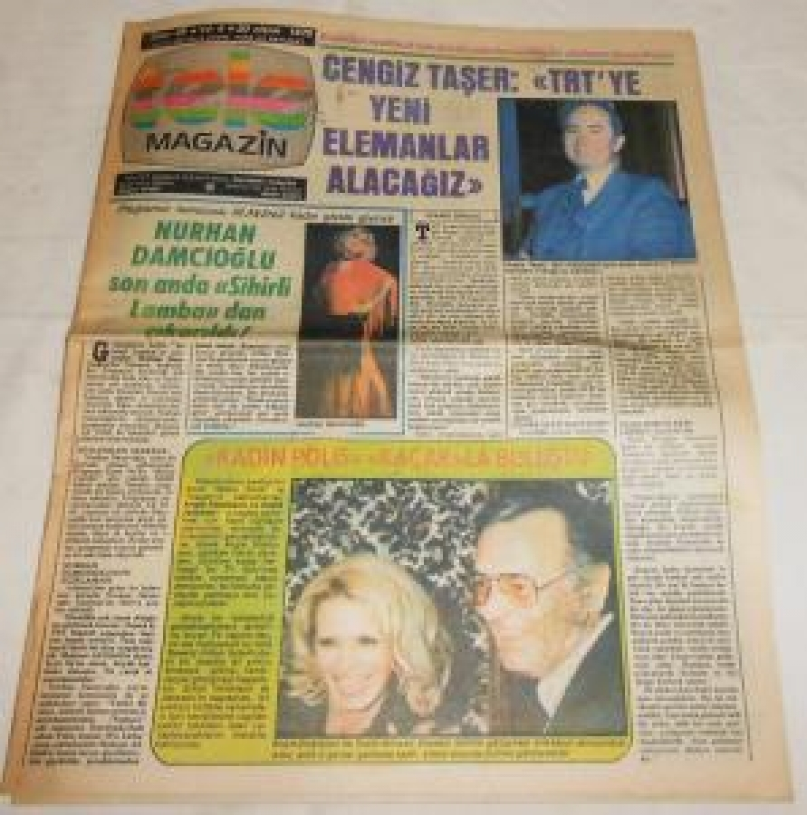 TELE MAGAZİN SAYI :25.YIL:4. 30 NİSAN 1979 HEY'İN HAFTALIK EKİDİR