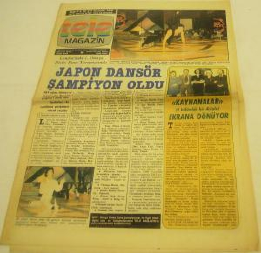 TELE MAGAZİN SAYI:6 YIL:4. 18 ARALIK 1978 JAPON DANSÖR ŞAMPİYON OLDU