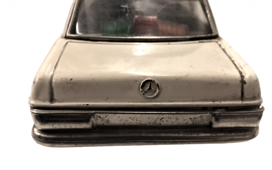 thumbTENEKE OYUNCAK PİLLİ MERCEDES ARABA 113 KASA 1975 MODEL