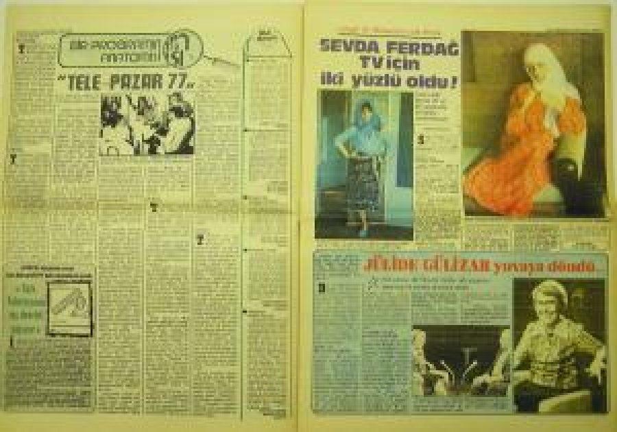 thumbTV MAĞAZİN SAYI:47 - YIL :2 3 EKİM 1977 HEY'İN HAFTALIK GAZETESİ AYRICA PARA İLE SATILMAZ