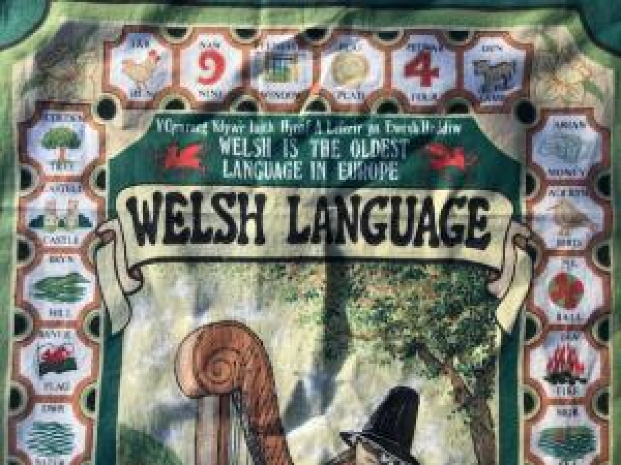 thumbWELSH LANGUAGE GALLER DİLİNDE EN ÇOK KULLANILAN KALIP KELİMELERDEN OLUŞAN ALFABE