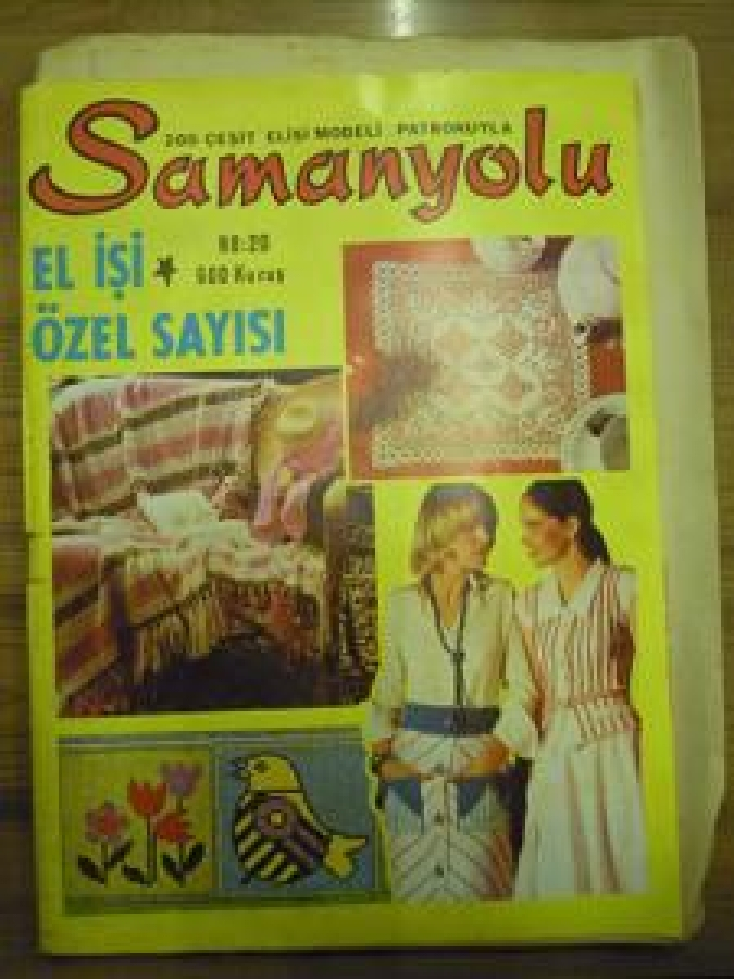 SAMANYOLU 200 ÇEŞİT EL İŞİ MODELİ PATRONUYLA NO : 20